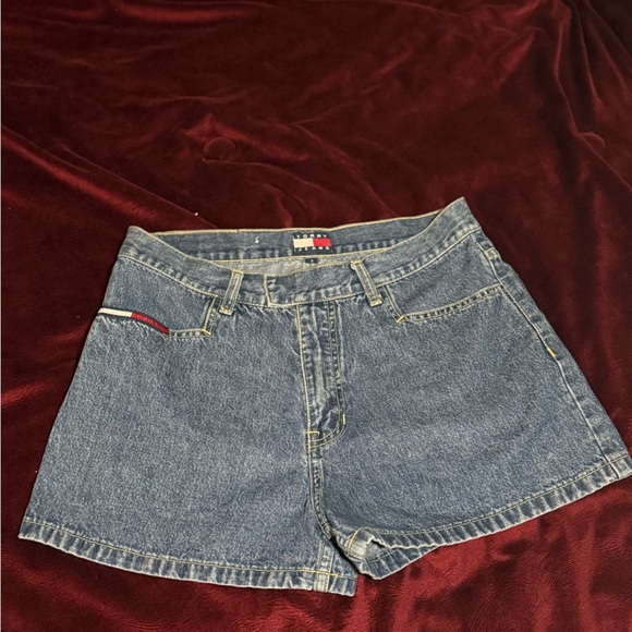 Tommy Hilfiger Blue Denim Jean Shorts - Picture 1 of 4
